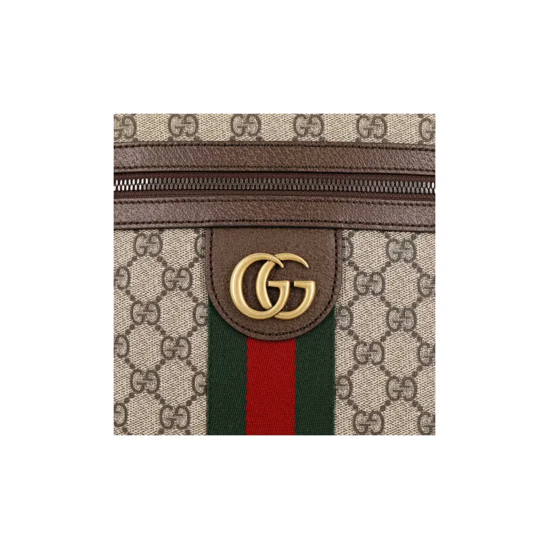 GUCCI Ophidia Small Messenger Bag Beige/Ebony Maple-8