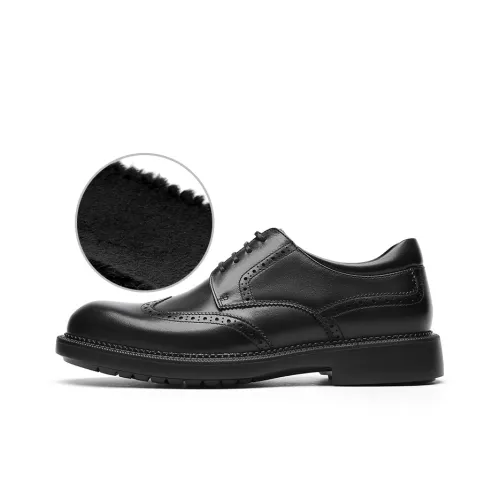 CROWN Dress Shoes Men Low-Top Black