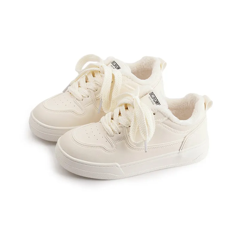 Miss Zhang Low Top Skateboard Shoes Women's Beige-2