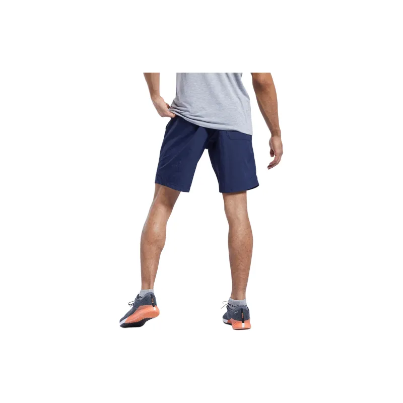 Reebok Short De Entrenamiento Essentials Utility Hombre Casual Shorts Men's Blue-1