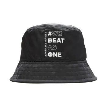 ARMANI EXCHANGEAE Polyester Cotton Bucket Hats Men's Black