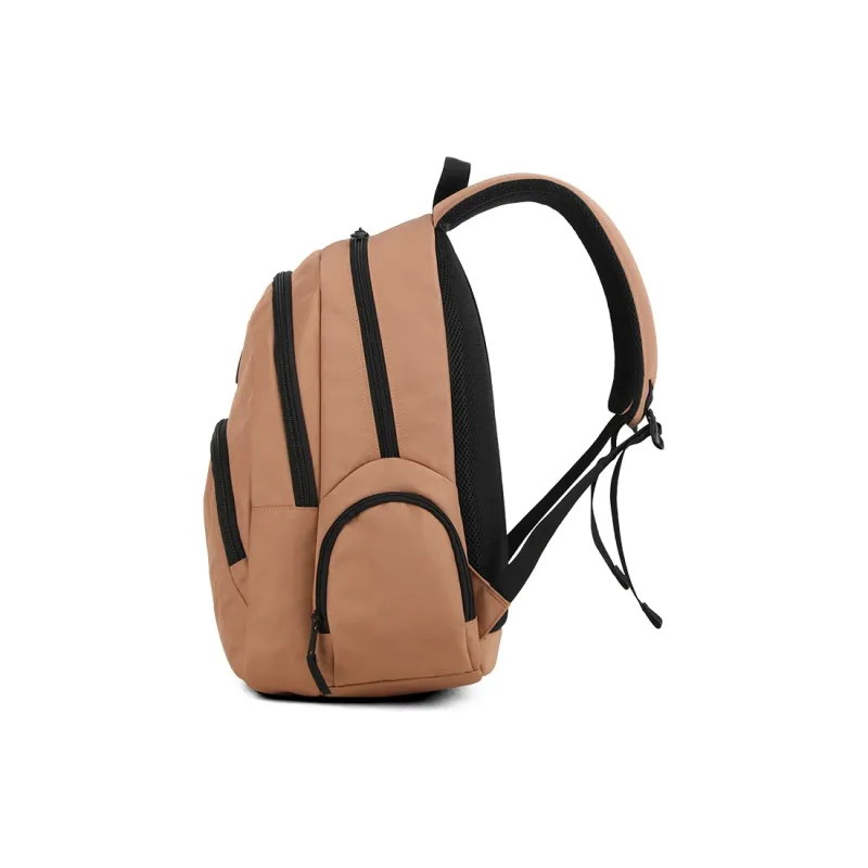 AOKING AK Polyester Backpack Medium Size Unisex Black/Purple/Light Green/Brown-6