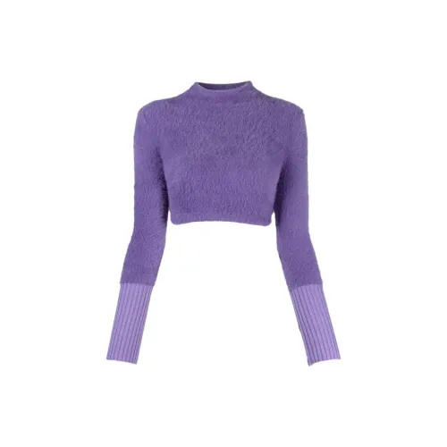 Patrizia Pepe Brushed-effect Cropped Jumper