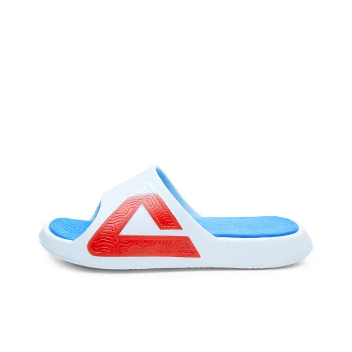 PEAK Slide Slippers Women's White/Tropical Blue