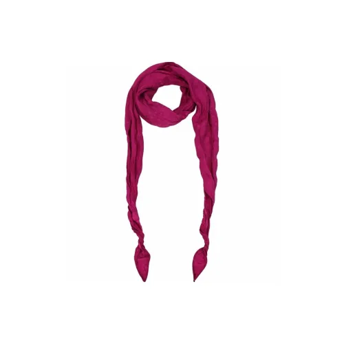 SAINT LAURENT Silk Scarves Women's Fuchsia