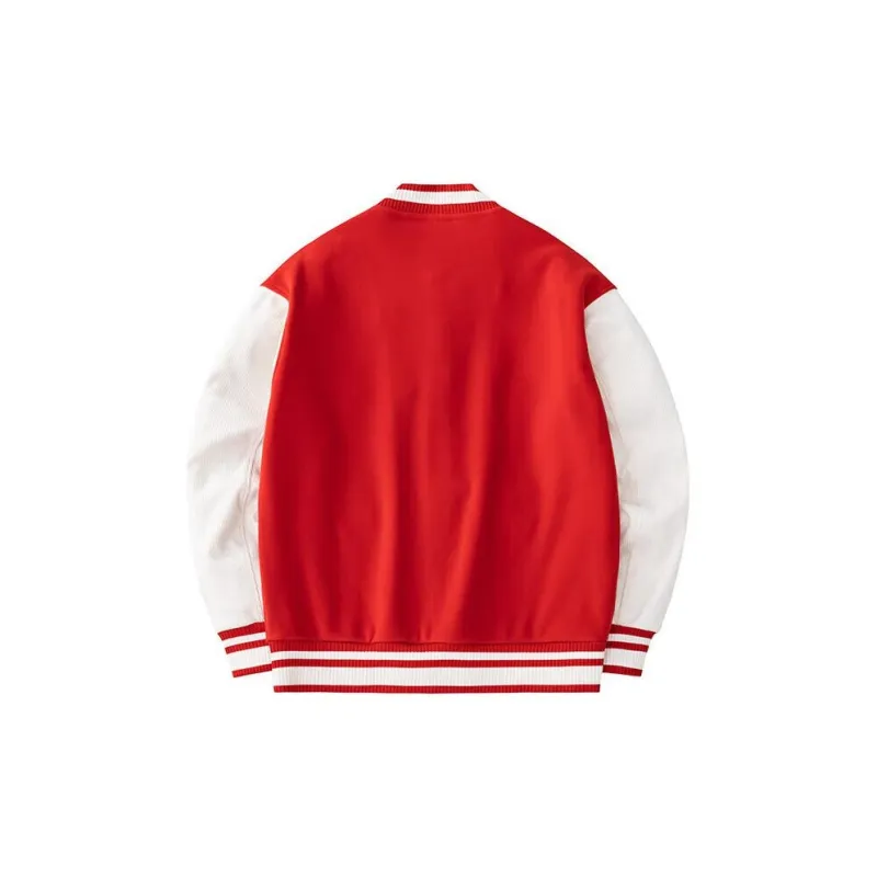 Anta Life Collection Baseball Jacket Coat Men's Rich Red-1