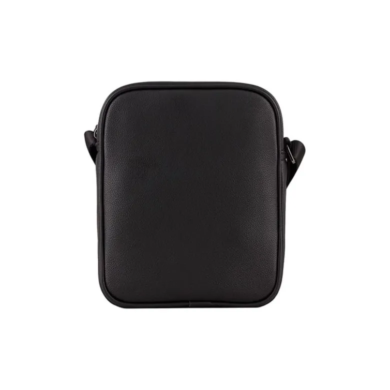 ARMANI EXCHANGEAE PU Shoulder Bag, Crossbody Bag Medium Size Men's Black-2