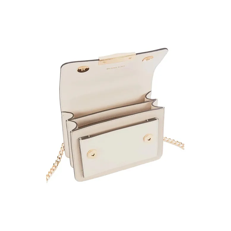 MICHAEL KORS Jade Leather Crossbody Bags Shoulder Bags Women's Pink-3