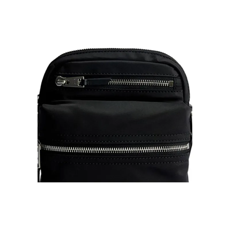AMIPARIS Nylon Shoulder Bag, Crossbody Bag Regular Men's Black-4