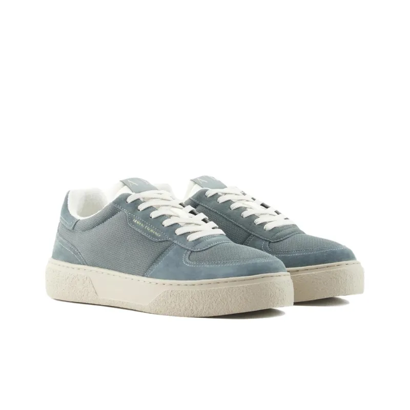 ARMANI EXCHANGEAE Low Top Skateboard Shoes Men's Green-2