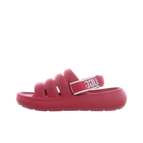 UGG Beach Sandals Women's Red