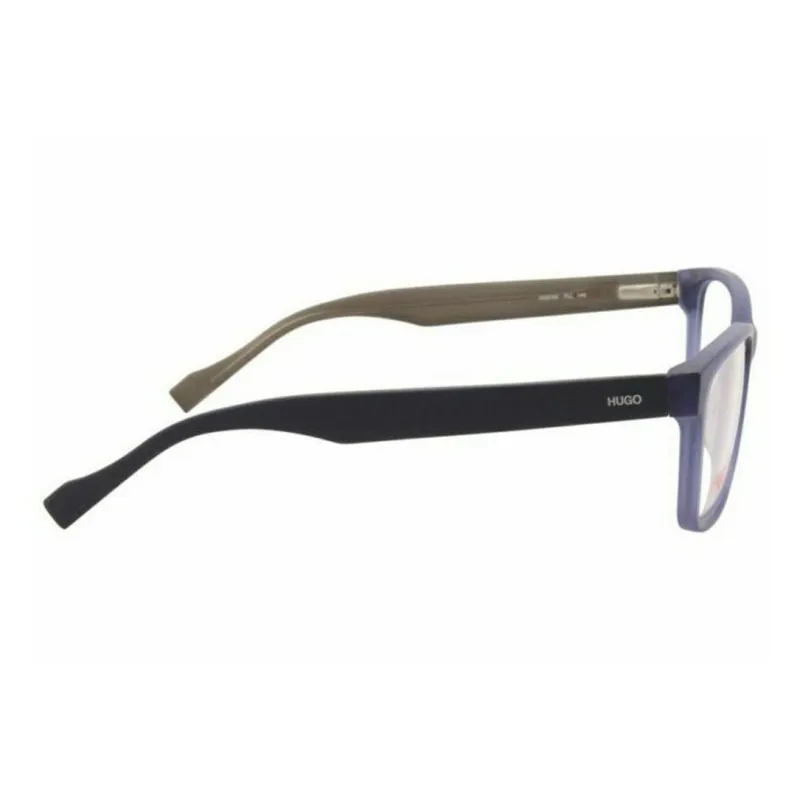 HUGO BOSS Acetate Plastic Rectangular Eyeglass Frames Men's Blue-2