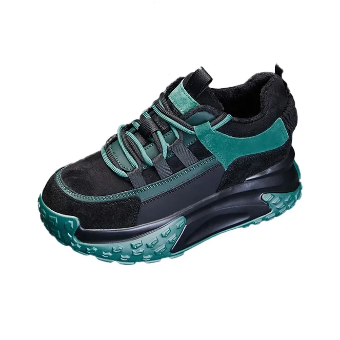 NRDROFFICIAL Warm Cushioning Wear-Resistant Lightweight Slip-Resistant Low-Top Chunky Sneakers Women's-2