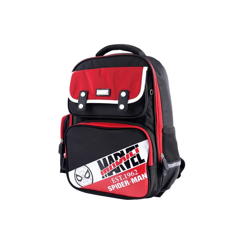 Disney × Marvel Collaboration Polyester Backpack Large Size Unisex Red Blue-1