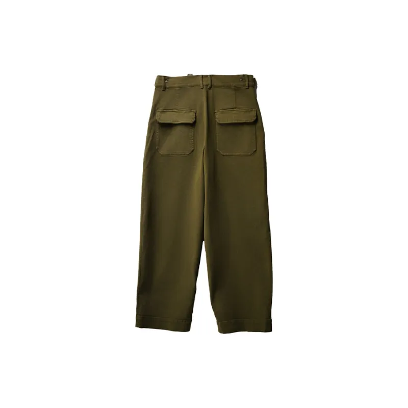 ZARA Casual Pants Women's Army Green-1