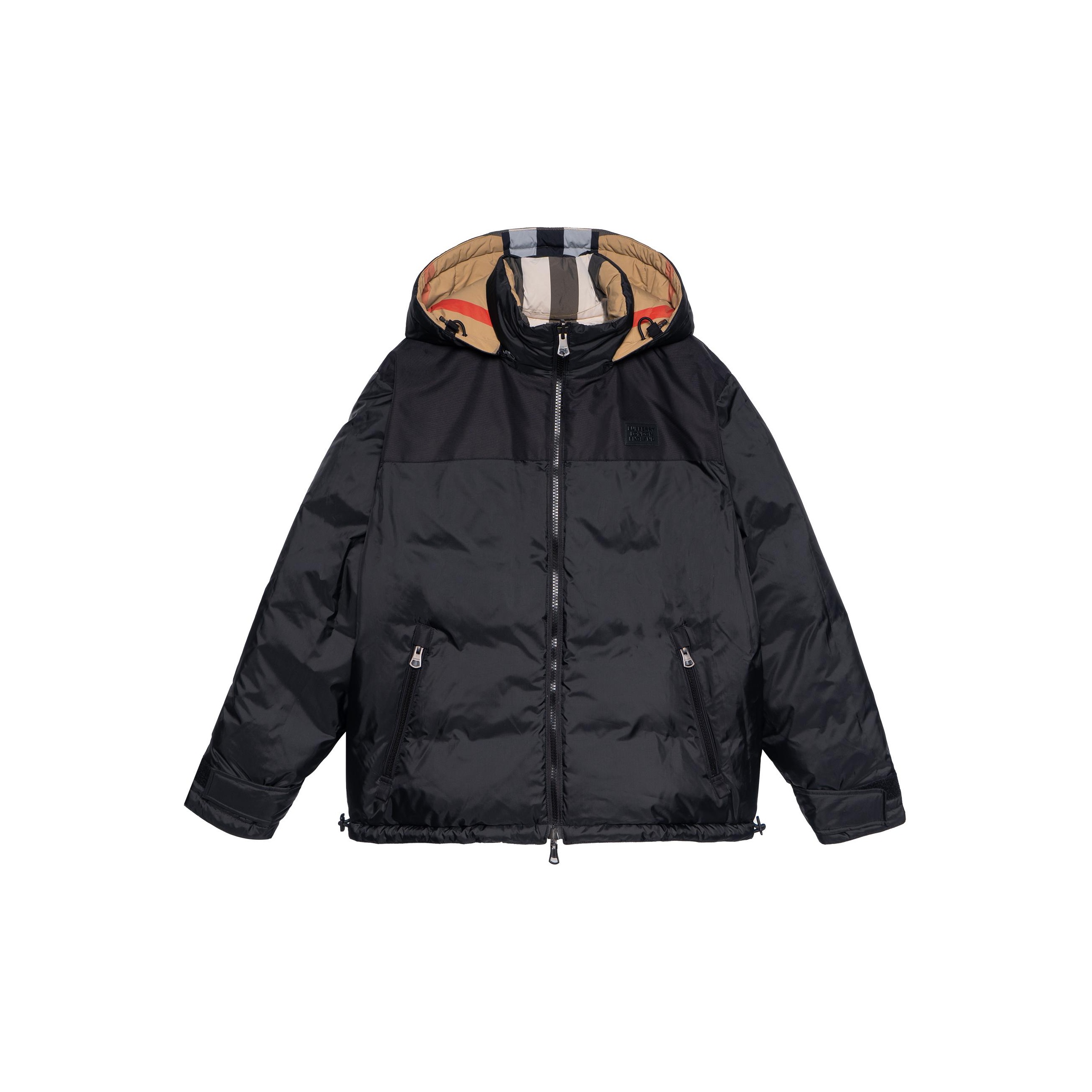 Burberry Reversible Exaggerated Check Nylon Puffer Jacket POIZON