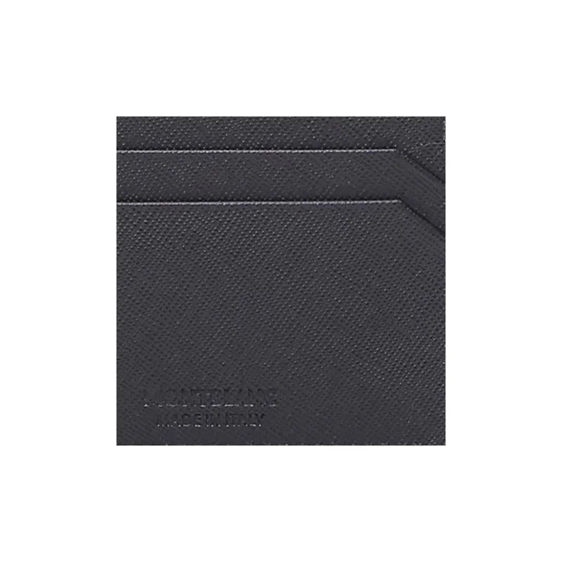MONTBLANC Leather Wallet Men's Black-4