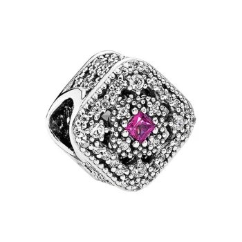 Pandora 925 Sterling Silver, Gemstone Pendants Unisex Silver