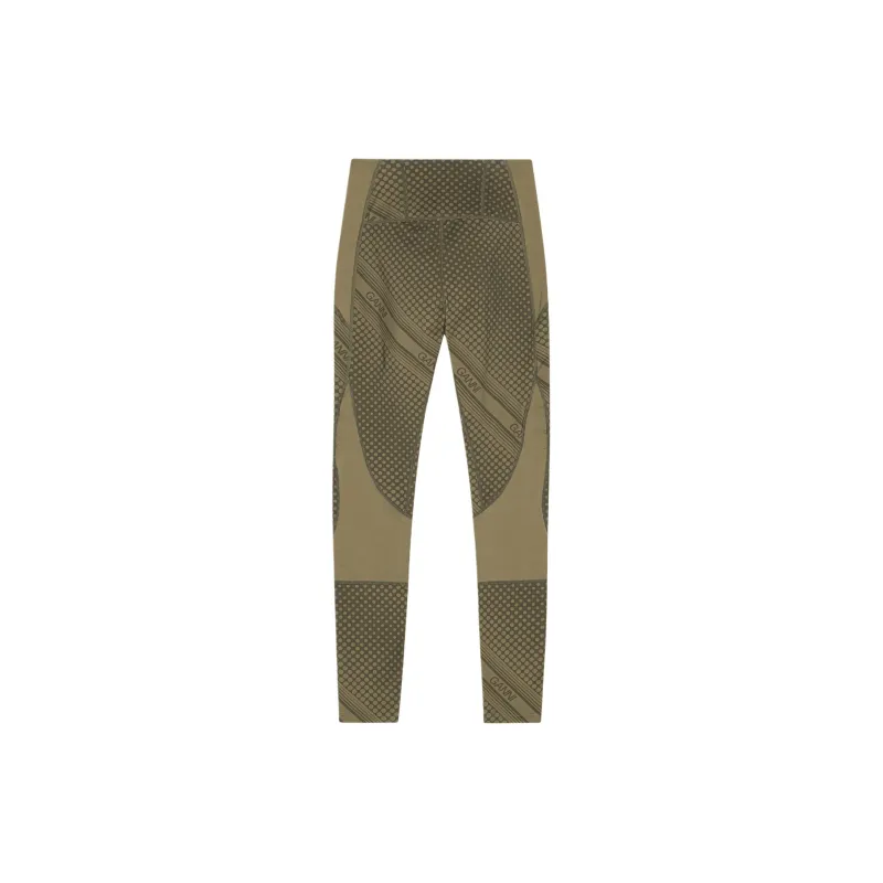 GANNI Active Ultra High Waist Leggings Casual Pants Women's Green-1