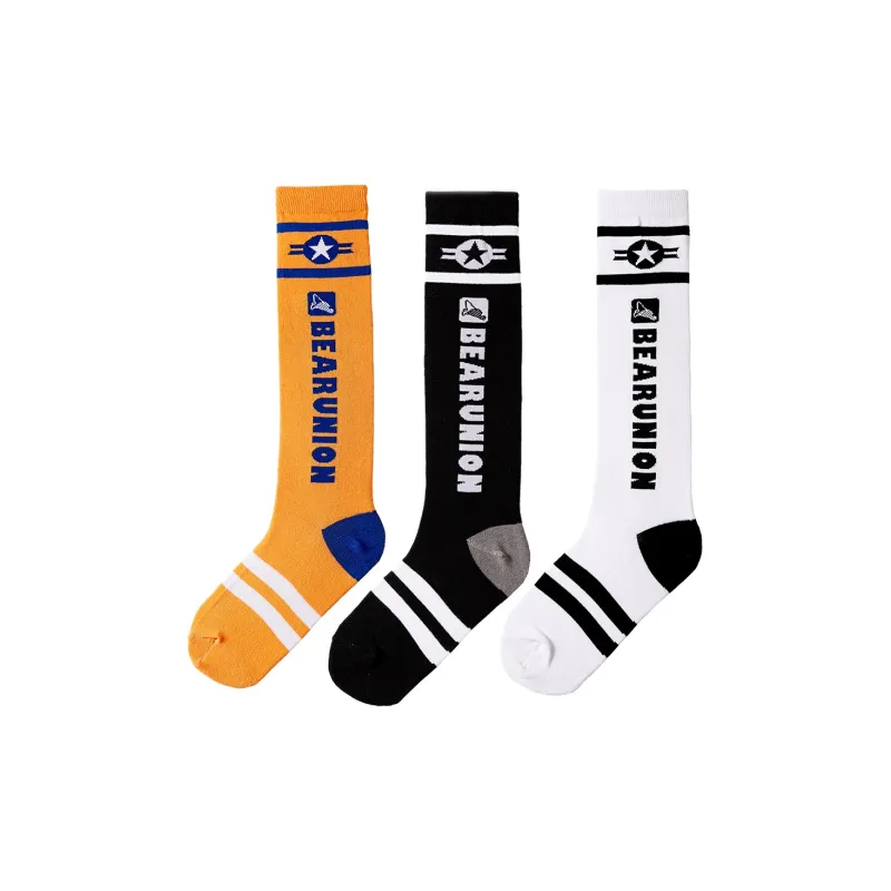 BEAR UNION Knee High Socks Unisex Combo Set-10
