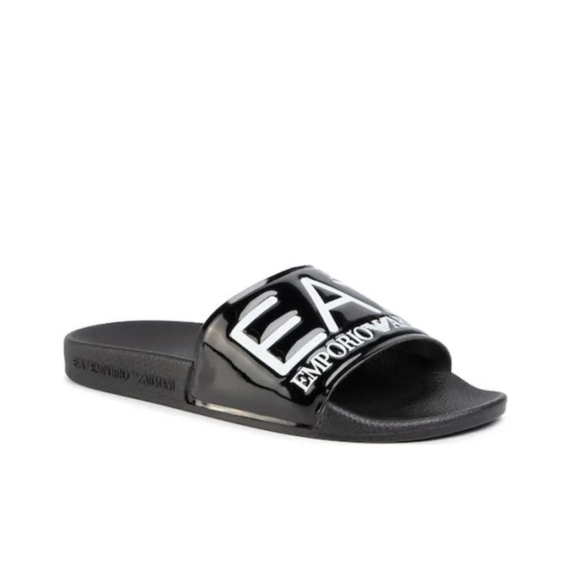 EMPORIO ARMANI Slide Slippers Women's Black-1