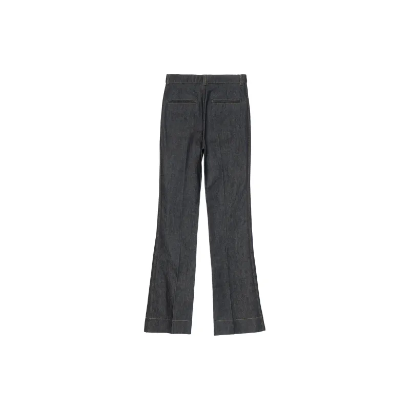 SAINT LAURENT Flared High rise Jeans-1