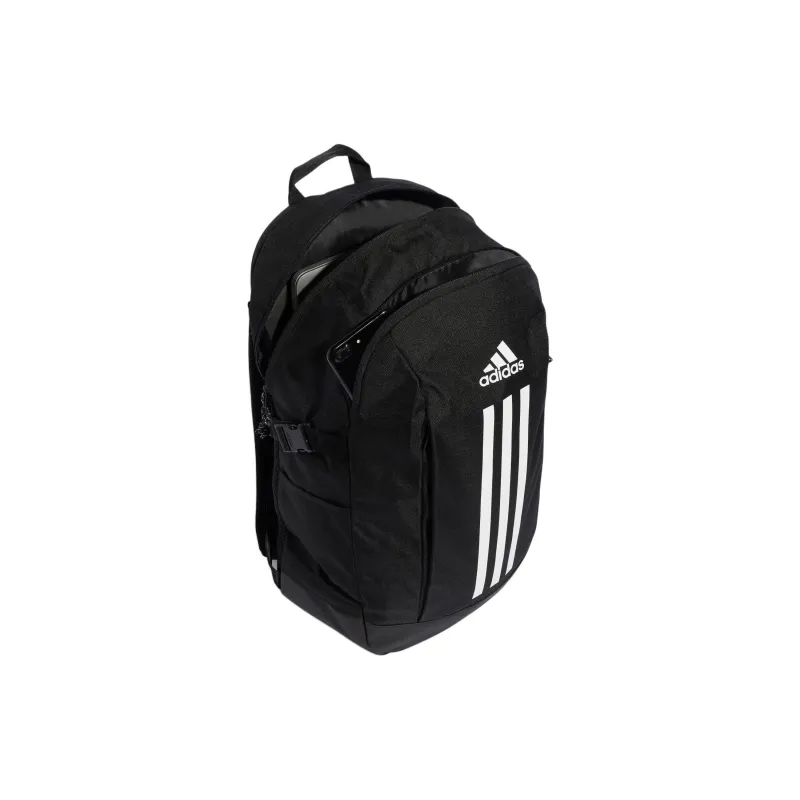 Adidas Polyester Backpack Regular Unisex Black & White-3
