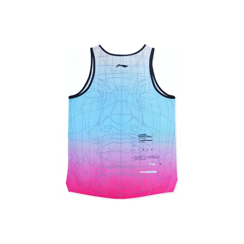 LiNing Basketball Jerseys Unisex Blue-1