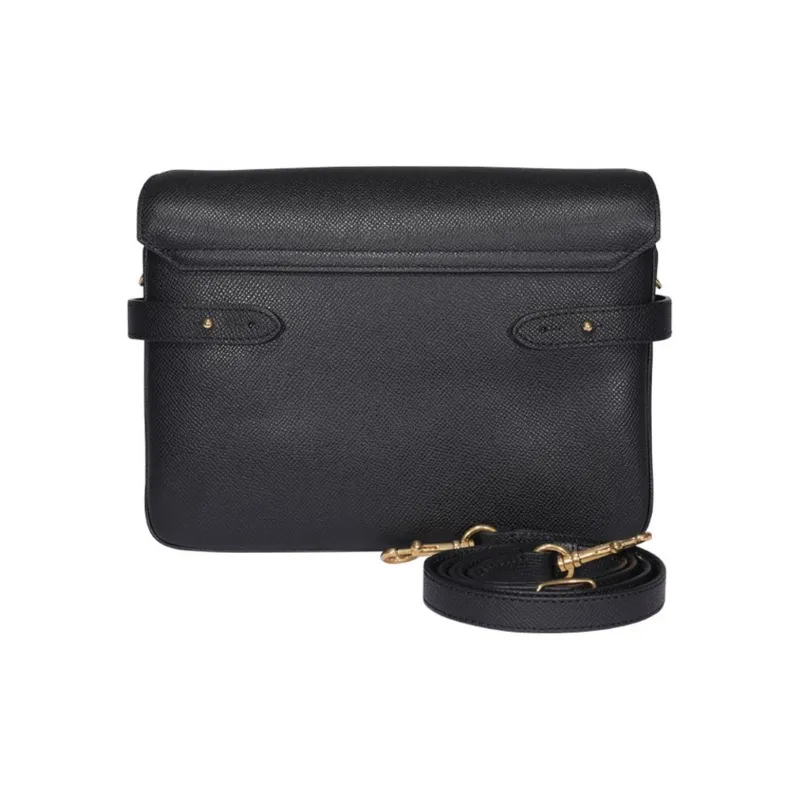 Mulberry Bayswater Cow Leather Crossbody Bag, Shoulder Bag Women's Black-2