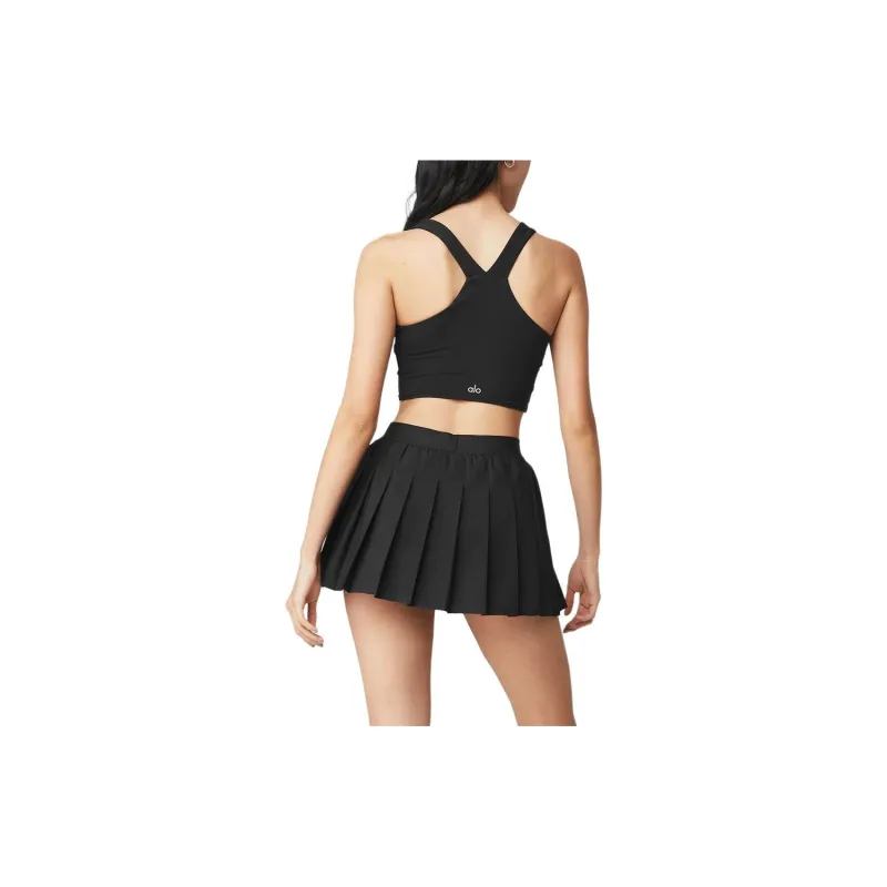 Alo Yoga Match Point Tennis Skirt Black-0