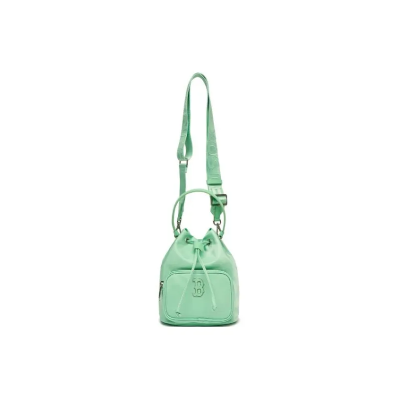 MLB Nylon Fabric Bucket Bag Handbag Shoulder Bag Crossbody Bag Unisex Mint Green-1
