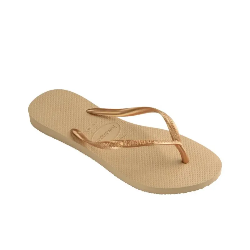 Havaianas Slip Resistant Flip Flops Women's Gold-1