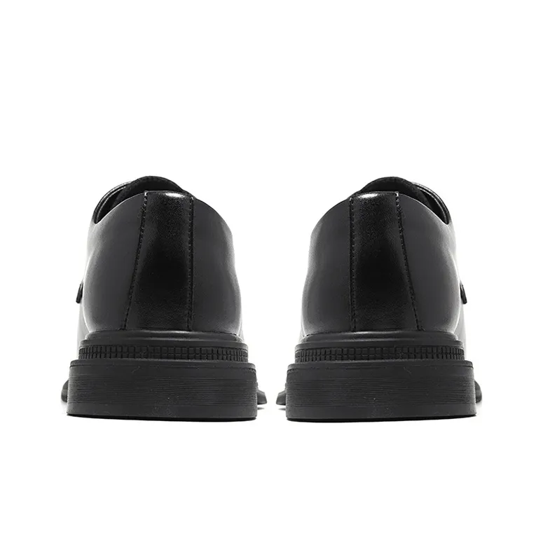 YEDANI Dress Shoes Men Low Top Black-3