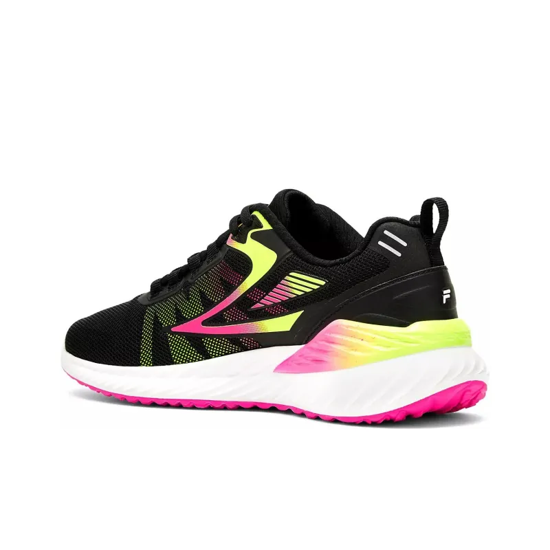 FILA Trazoros Energized 2 Durable Breathable Low Top Running Shoes Women's Black Pink-2