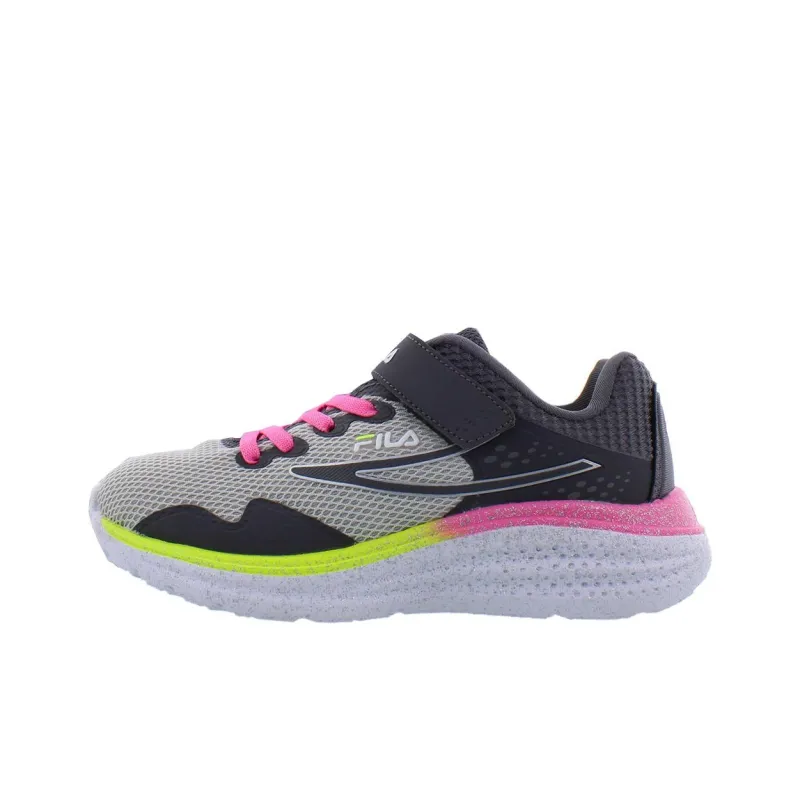 FILA KIDS Cushioned Slip Resistant Low Top Kids Lifestyle Shoes Black Kids'-0