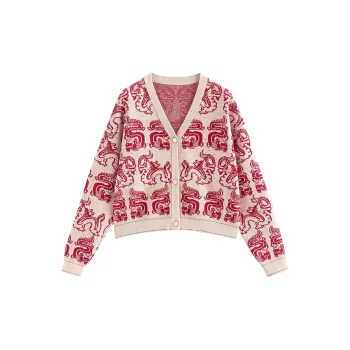 Initial Language Knitwear Women's Red