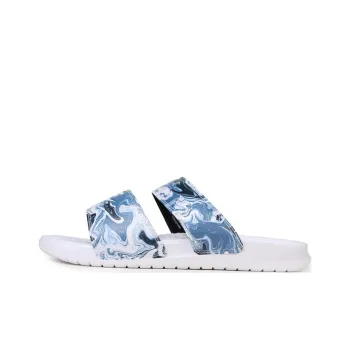 Nike Benassi White Blue Black Women's