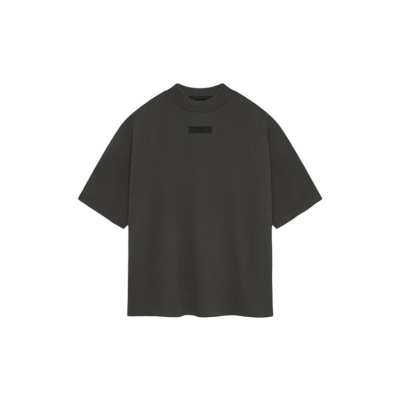 Fear Of God Essentials Black Applique Logo S/S T-Shirt Men Size Size hotsell Medium