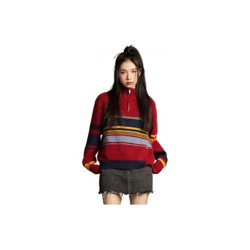 UVRCOS Sweaters Women's Red