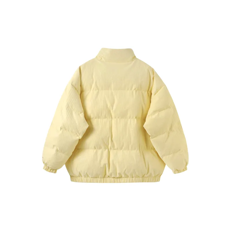 QISENYAR Puffer Jacket Unisex Light Yellow-1