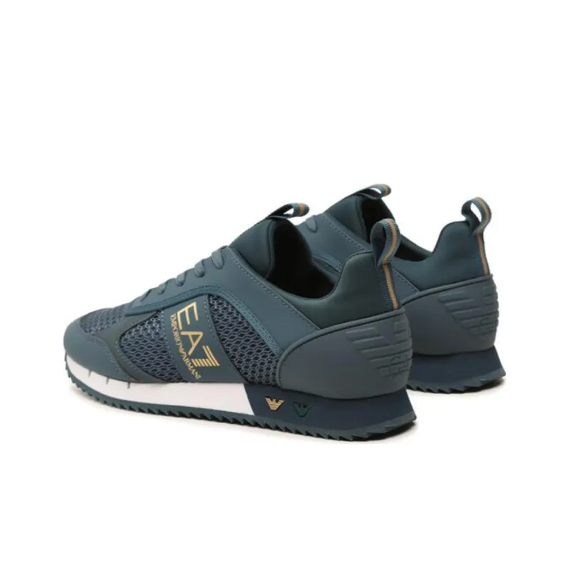 EMPORIO ARMANI EA7 Breathable Low-Top Casual Shoes Men's Turquoise-2