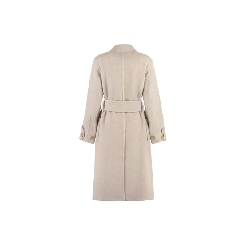 VINCE Coats Women's Ecru-1