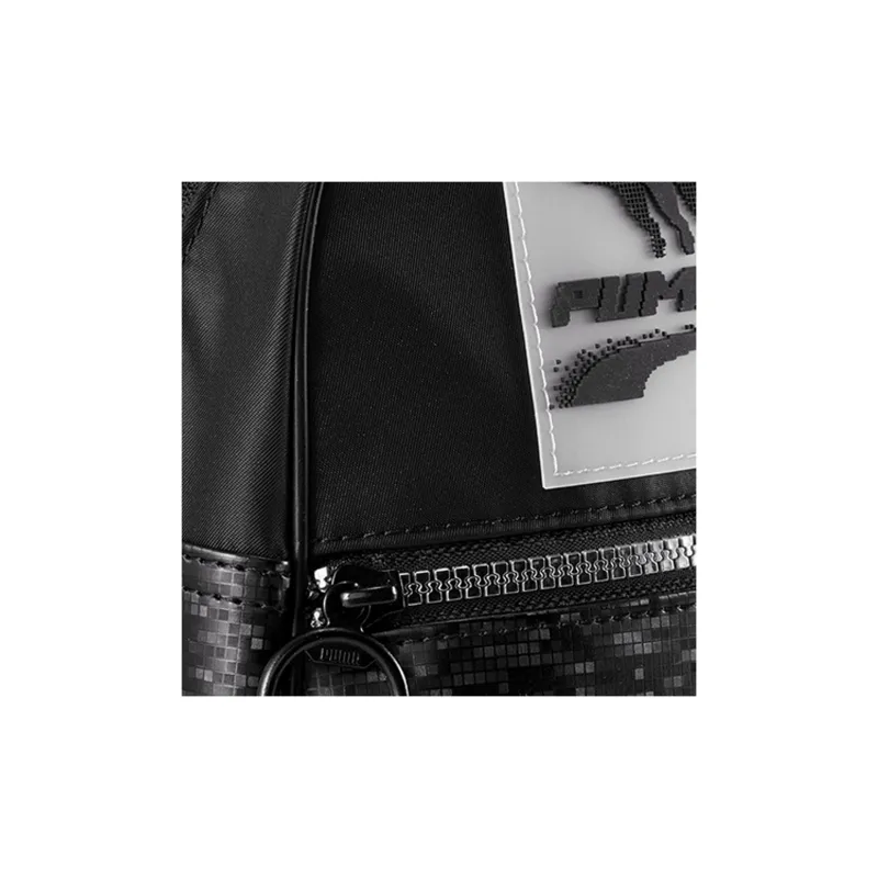 PUMA Artificial Leather Fabric Backpack Regular Women's Black-4