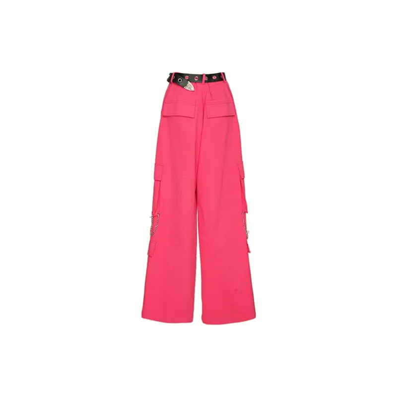 MYMIX Cargo Pants Women's Pink-1