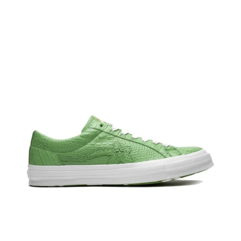 Converse One Star Ox Golf Le Fleur Faux Skin Green-1