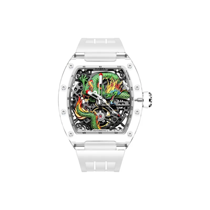 HaofaTourbillon Automatic Mechanical Movement Men's Watches Cut-Out Dial-3
