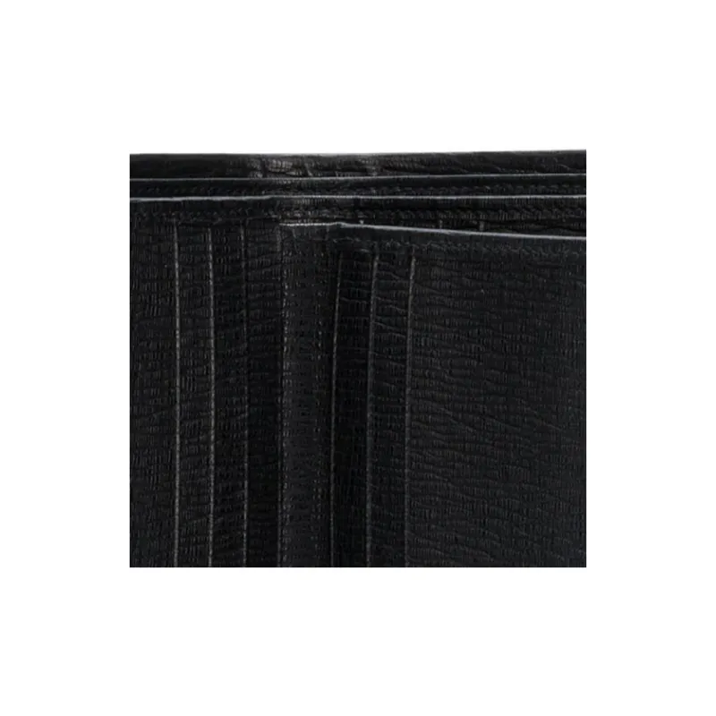 FERRAGAMO Calfskin Coin Purse Men's Black-3