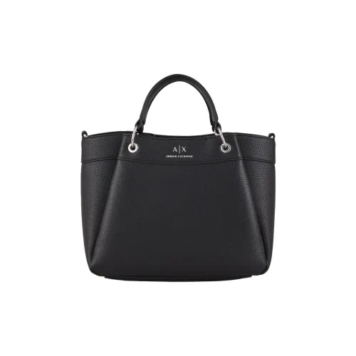 ARMANI EXCHANGEAE PU Tote Bag, Shopping Bag, Handbag Women's Black