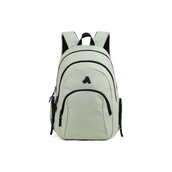 AOKING AK Polyester Backpack Medium Size Unisex Black/Purple/Light Green/Brown