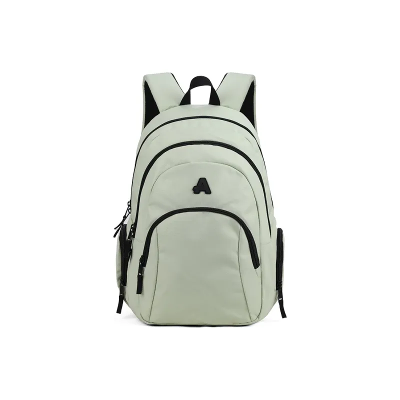 AOKING AK Polyester Backpack Medium Size Unisex Black/Purple/Light Green/Brown-0
